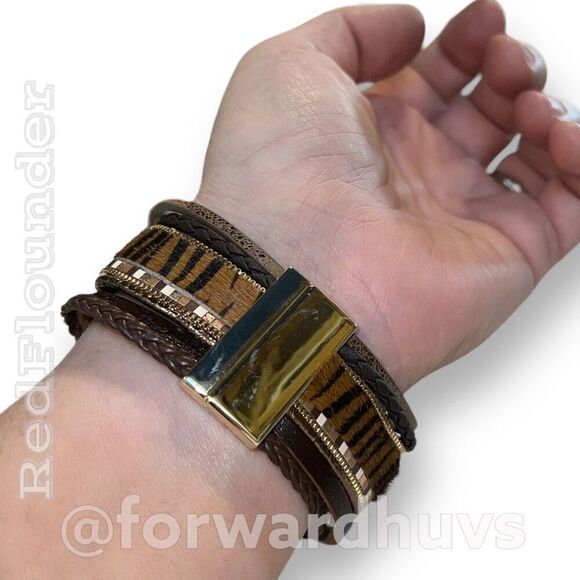 Bundle Sale 3 for $15 | BluBox Boutique Multi-Strand Animal Style Bracelet - Picture 4 of 9